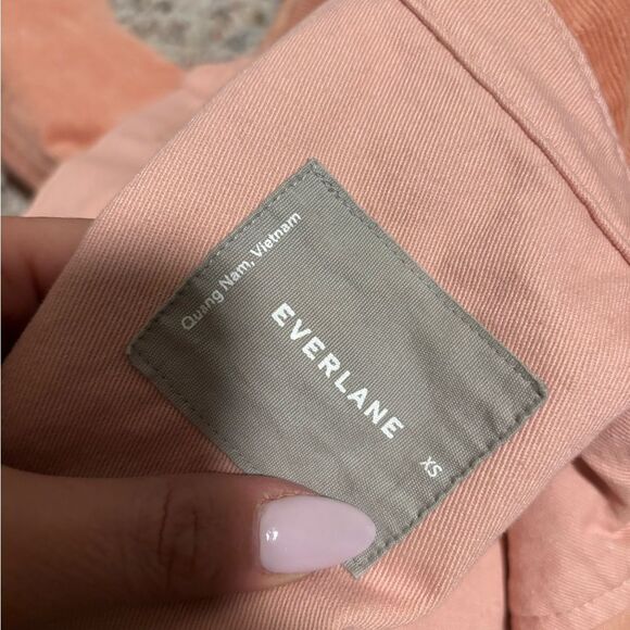 Everlane The Corduroy Oversized Shirt Jacket Shacket Blush Pink- Size XS - Picture 8 of 12